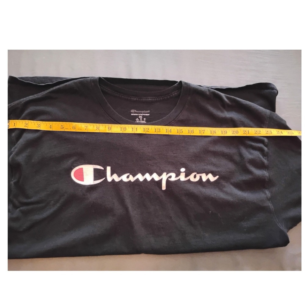 Champion Logo T-Shirt 2XL Streetwear Athleisure Sportswear GraphicT Authentic - Picture 5 of 7